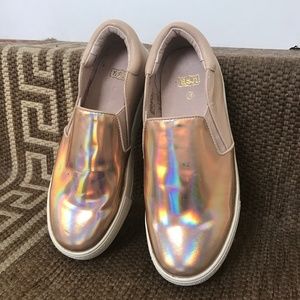 Ash Hologram pink leather sneakers 35